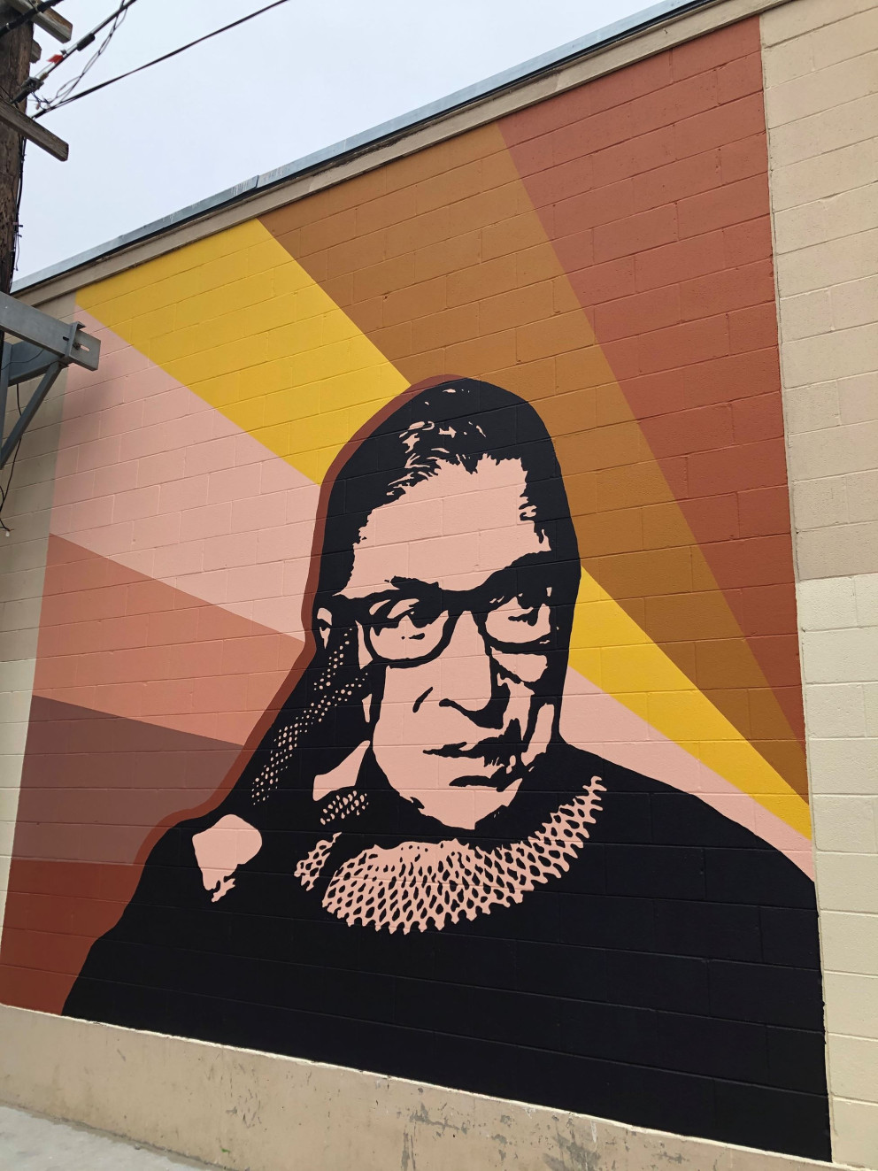 Ruth Bader Ginsburg mural