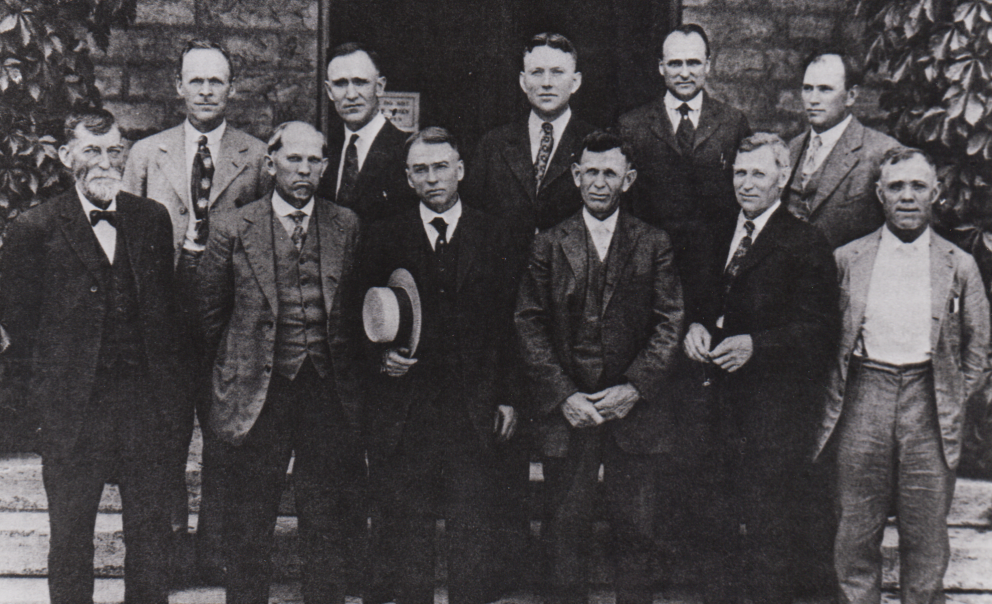 First Kansas Farm Bureau board in 1919