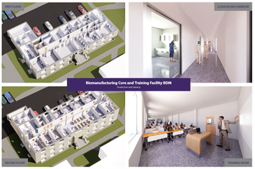 K-State Biomanufacturing Training Facility Rendering