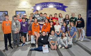 Eisenhower Middle School students at the HIRE Paths Career Hunt