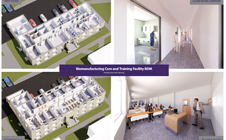 K-State Biomanufacturing Training Facility Rendering